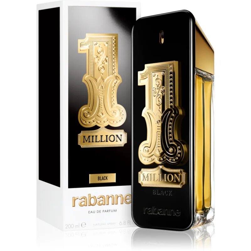 Rabanne 1 Million Black Eau de Parfum uraknak 200 ml