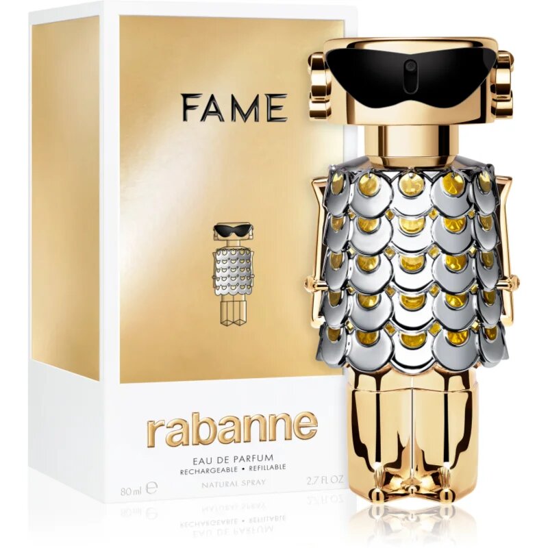 Rabanne Fame Eau de Parfum utántölthető hölgyeknek 80 ml