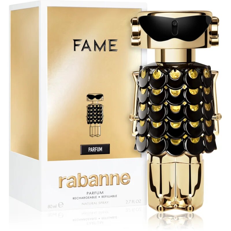 Rabanne Fame Parfum parfüm utántölthető hölgyeknek 80 ml