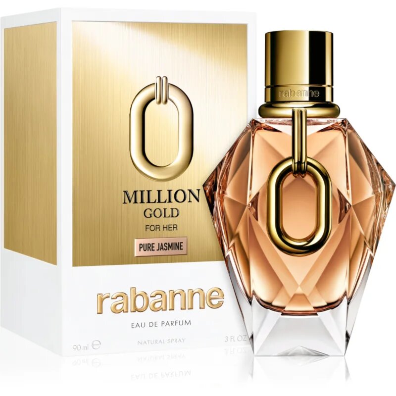 Rabanne Million Gold For Her Pure Jasmine Eau de Parfum hölgyeknek 90 ml