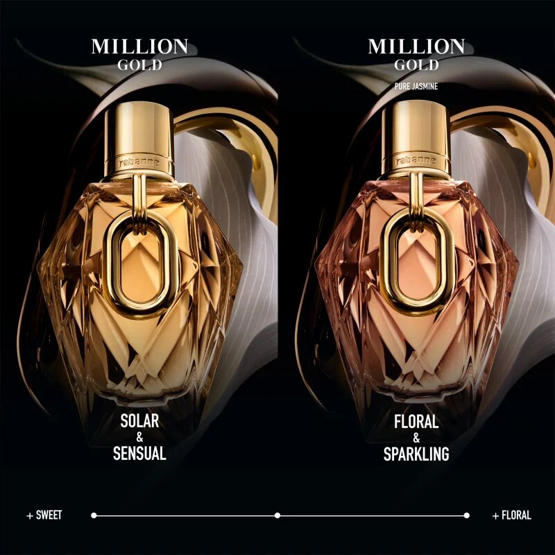 Rabanne Million Gold For Her Pure Jasmine Eau de Parfum hölgyeknek 90 ml