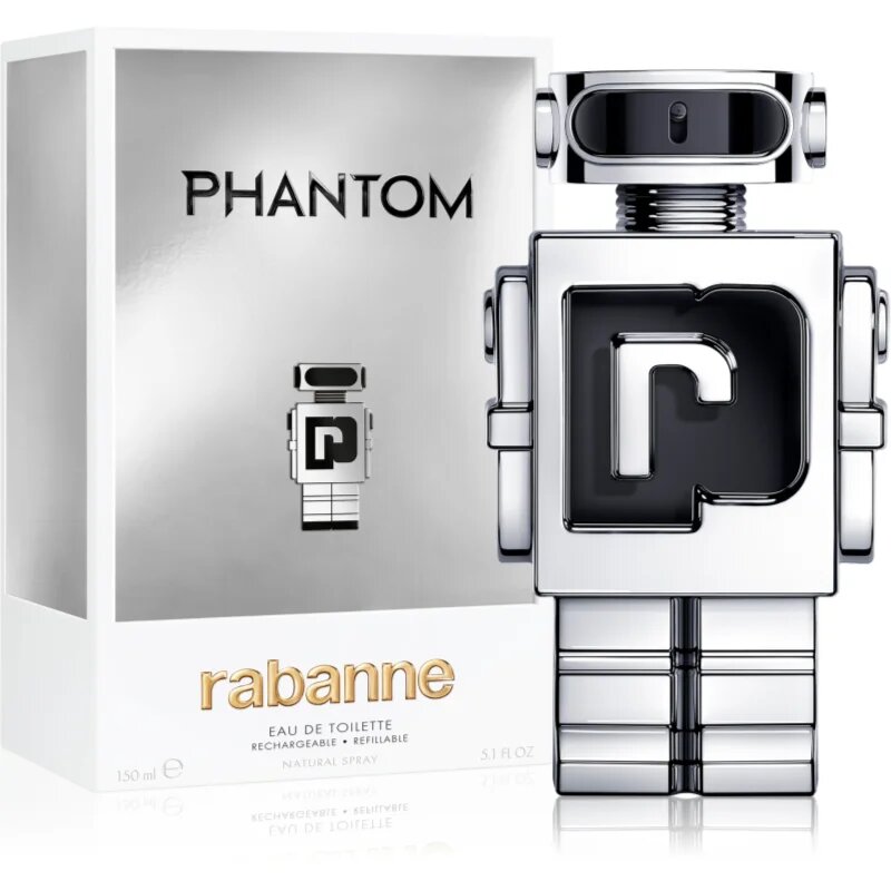 Rabanne Phantom Eau de Toilette utántölthető uraknak 150 ml