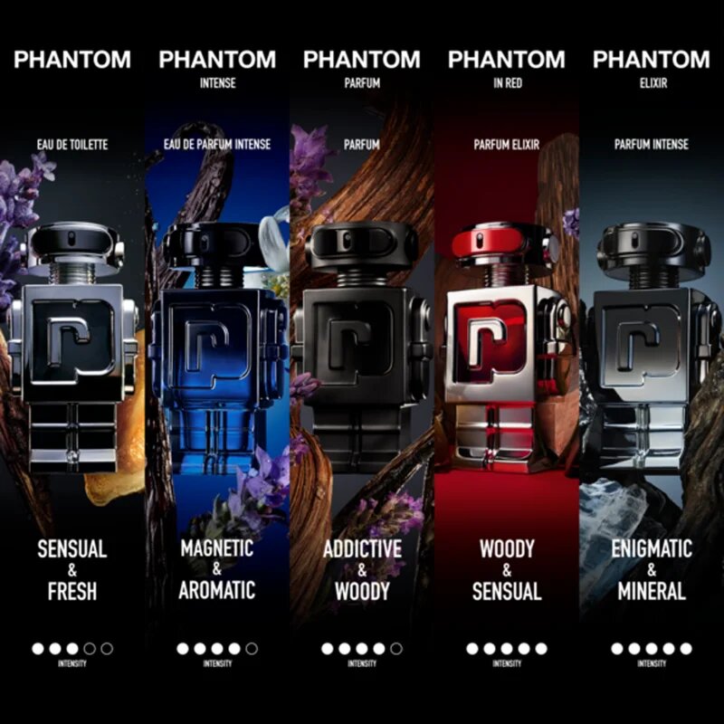 Rabanne Phantom Intense Eau de Parfum utántöltő uraknak 200 ml