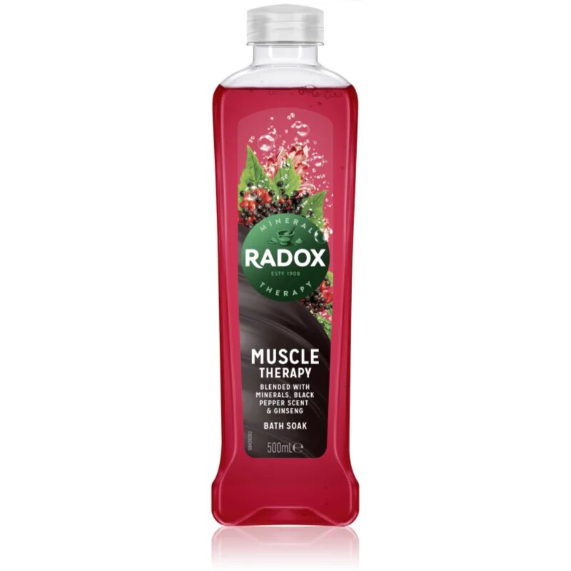 Radox Men Muscle Therapy habfürdő Black Pepper & Ginseng 500 ml