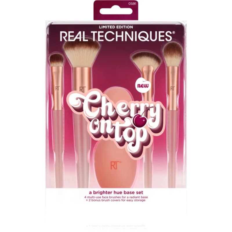 Real Techniques Cherry On Top A Brighter Hue Base Set ecset szett