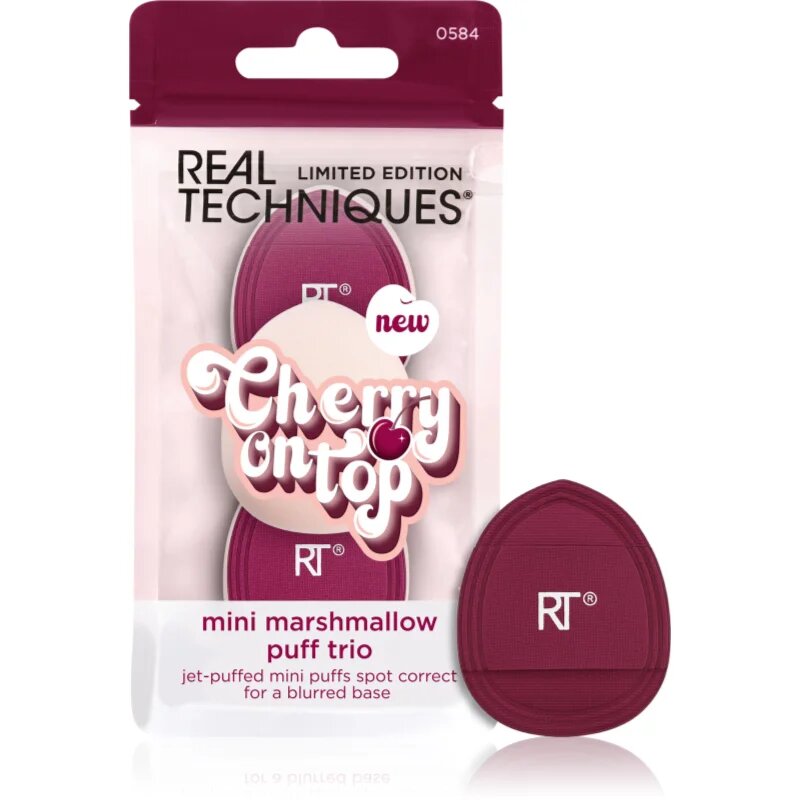 Real Techniques Cherry On Top Mini Marshmallow Puff Trio sminkszivacs