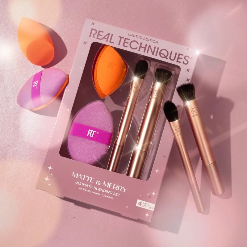 Real Techniques Matte&Merry Ultimated Blending Set ecset szett