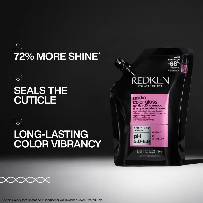 Redken Acidic Color Gloss élénkítő sampon festett hajra 500 ml