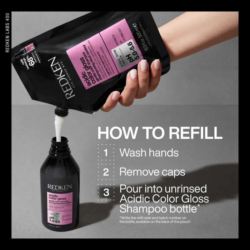 Redken Acidic Color Gloss élénkítő sampon festett hajra 500 ml