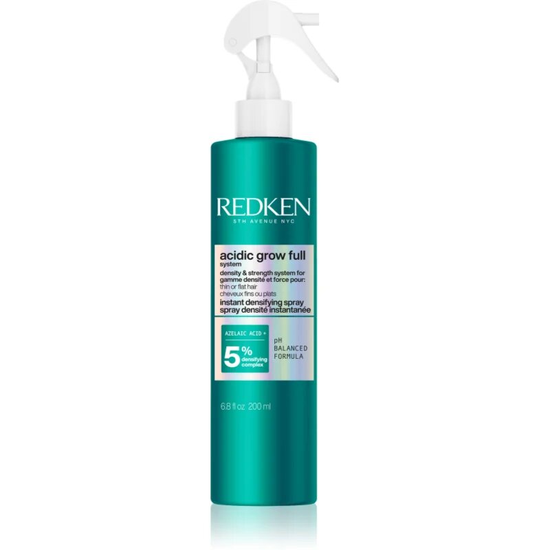 Redken Acidic Grow Full System Instant Densifying Spray spray a dús hajért a sűrű hajért 190 ml