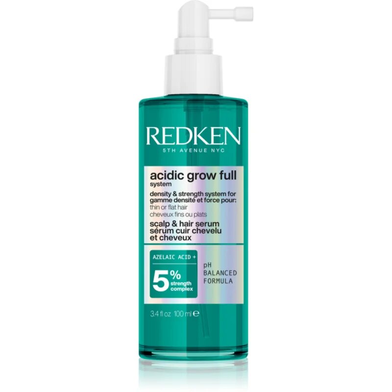 Redken Acidic Grow Full System Scalp and hair serum hidratáló szérum finom és lesimuló hajra 100 ml