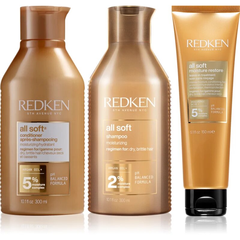 Redken All Soft takarékos kiszerelés száraz hajra