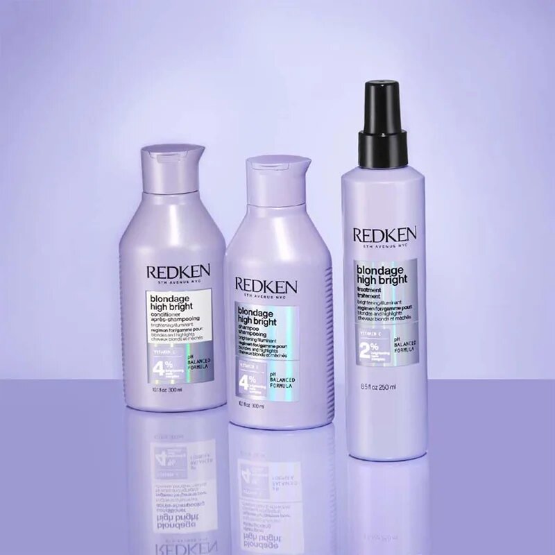 Redken Blondage High Bright élénkítő sampon szőke hajra 300 ml