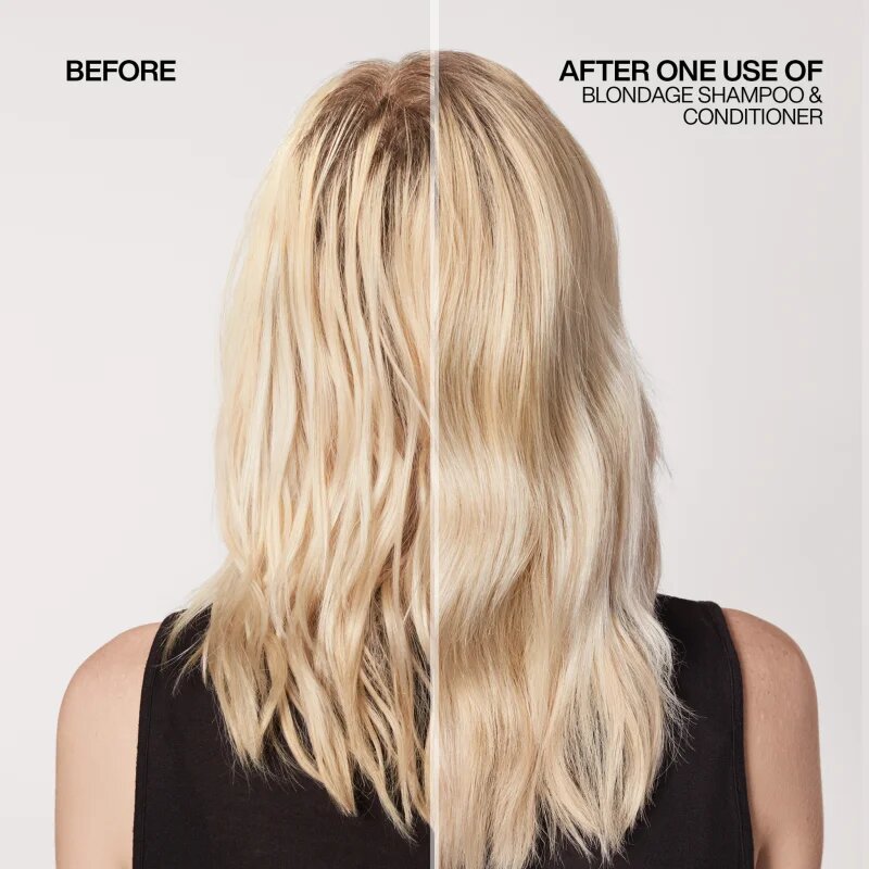 Redken Color Extend Blondage lila sampon semlegesíti a sárgás tónusokat 300 ml