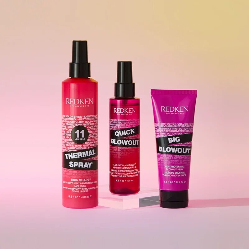 Redken Thermal Spray formázó védő spray hajra a hajformázáshoz melyhez magas hőfokot használunk 250 ml