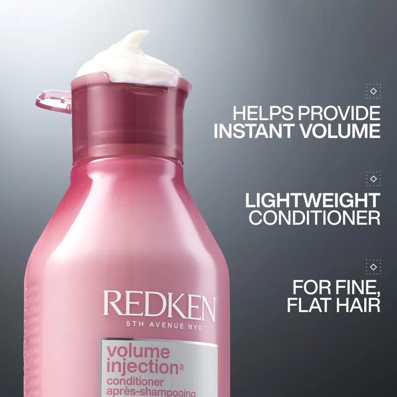 Redken Volume Injection dúsító kondicionáló a finom hajért 300 ml