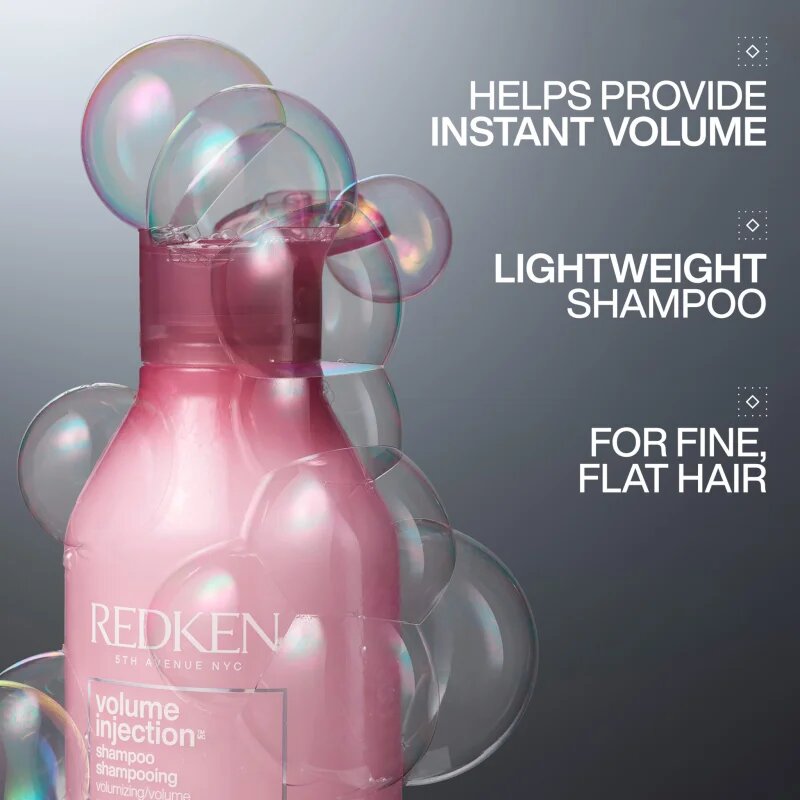 Redken Volume Injection sampon a dús hajért a finom hajért 300 ml