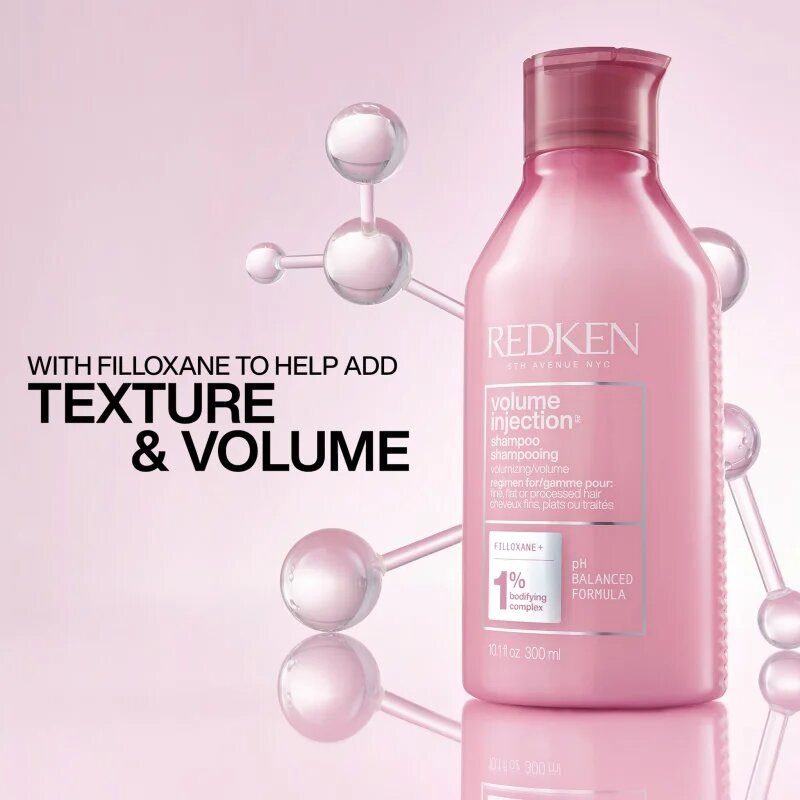 Redken Volume Injection sampon a dús hajért a finom hajért 300 ml
