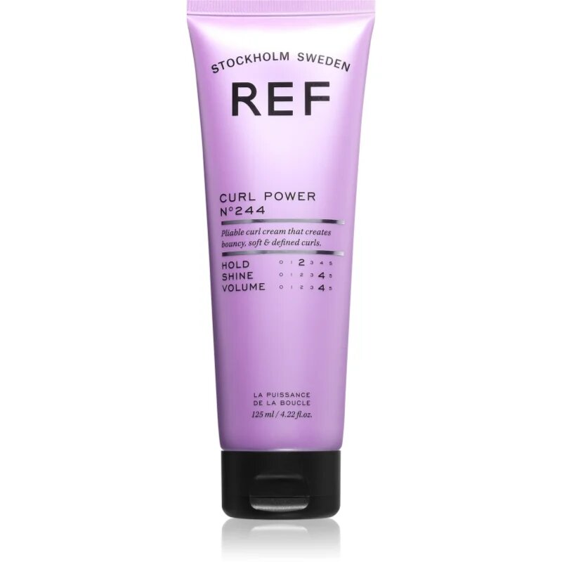 REF Curl Power N°244 kontúrozó krém a hullámos és göndör hajra 125 ml