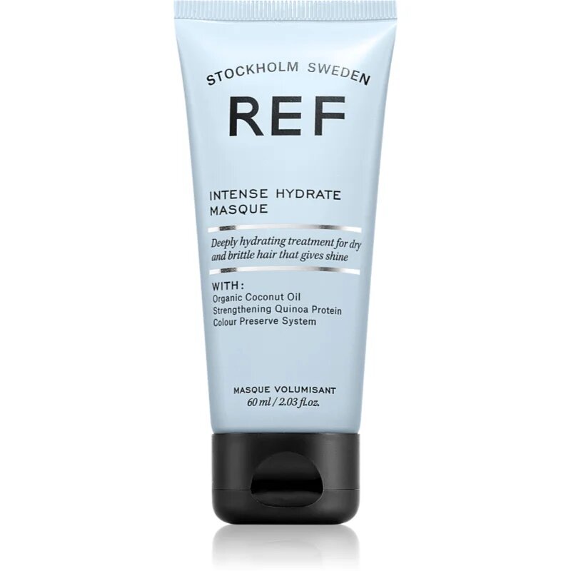 REF Intense Hydrate Masque intenzíven hidratáló és tápláló maszk száraz és rakoncátlan hajra 60 ml