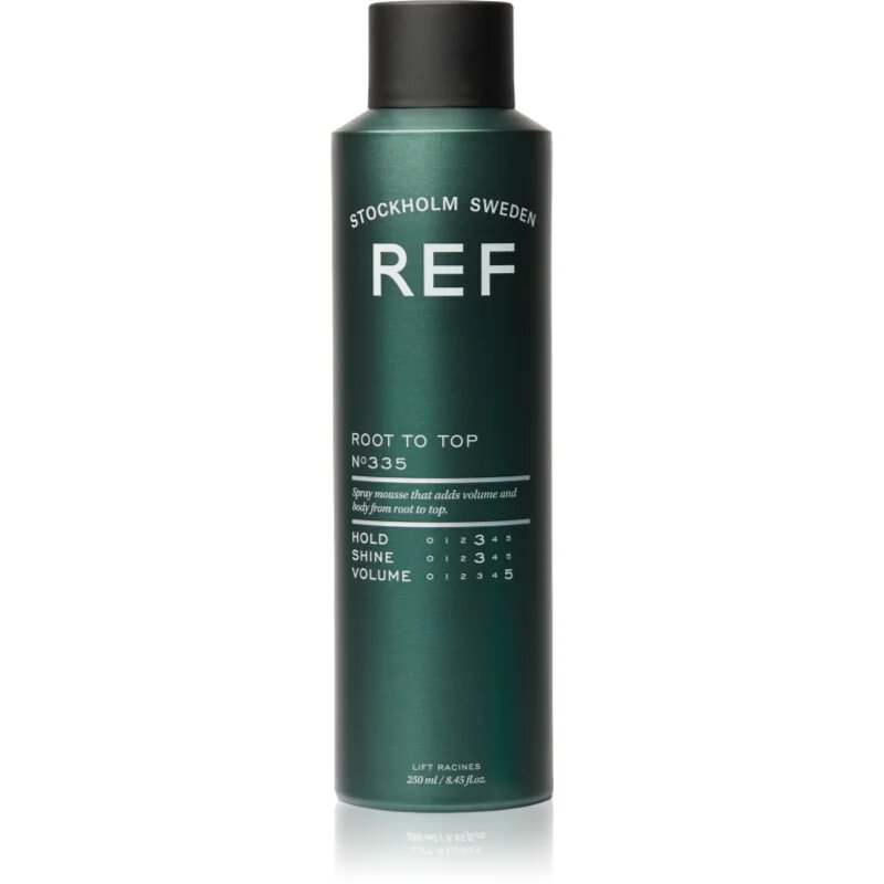 REF Styling Root to Top hajtőemelő hab a természetes fixálásért és a fényes hajért 250 ml
