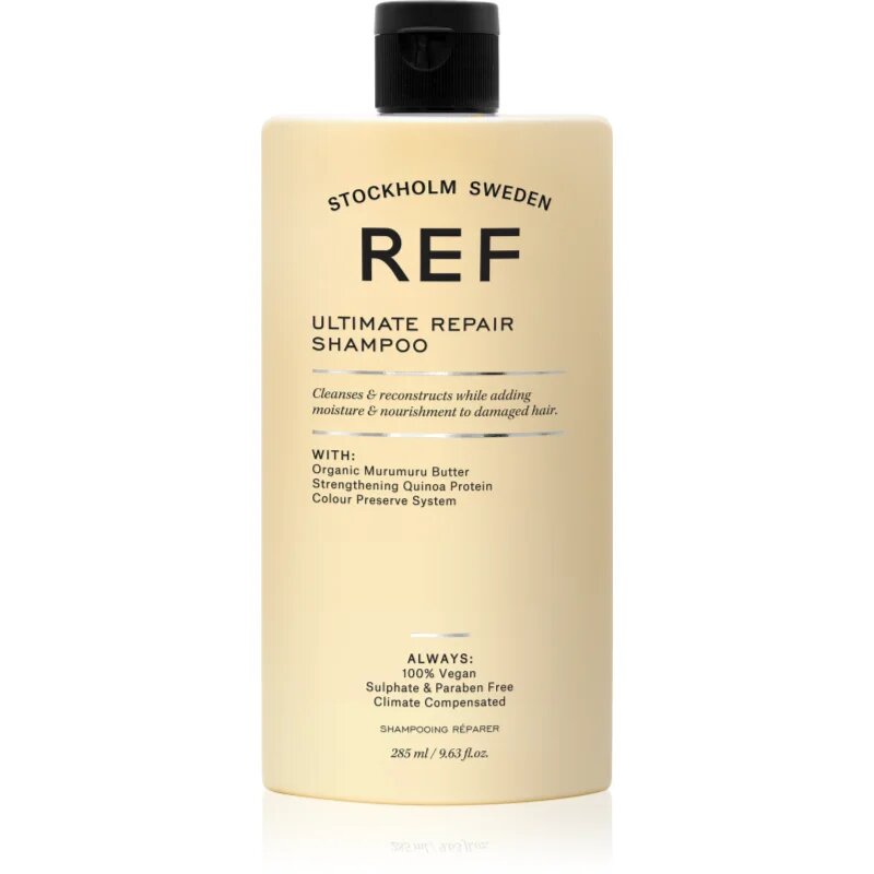 REF Ultimate Repair Shampoo sampon a kémiailag és hőkezelt igénybevett hajra 285 ml
