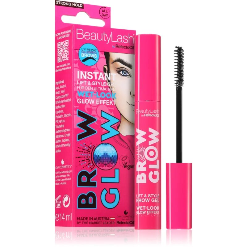 RefectoCil BeautyLash Brow Glow szemöldökzselé vizes hatás 14 ml