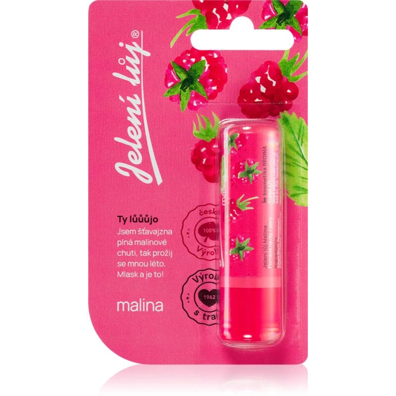Regina Jelení lůj Raspberry ajakbalzsam málna illatú 4.5 g