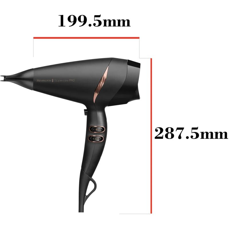 Remington Supercare Pro 2200 AC 7200 nagy teljesítményű ionos hajszárító 1 db