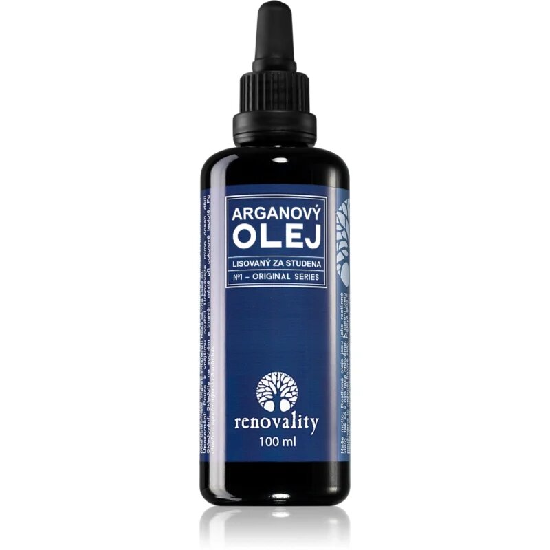 Renovality Original Series Cold-pressed argan oil arcolaj minden bőrtípusra 100 ml