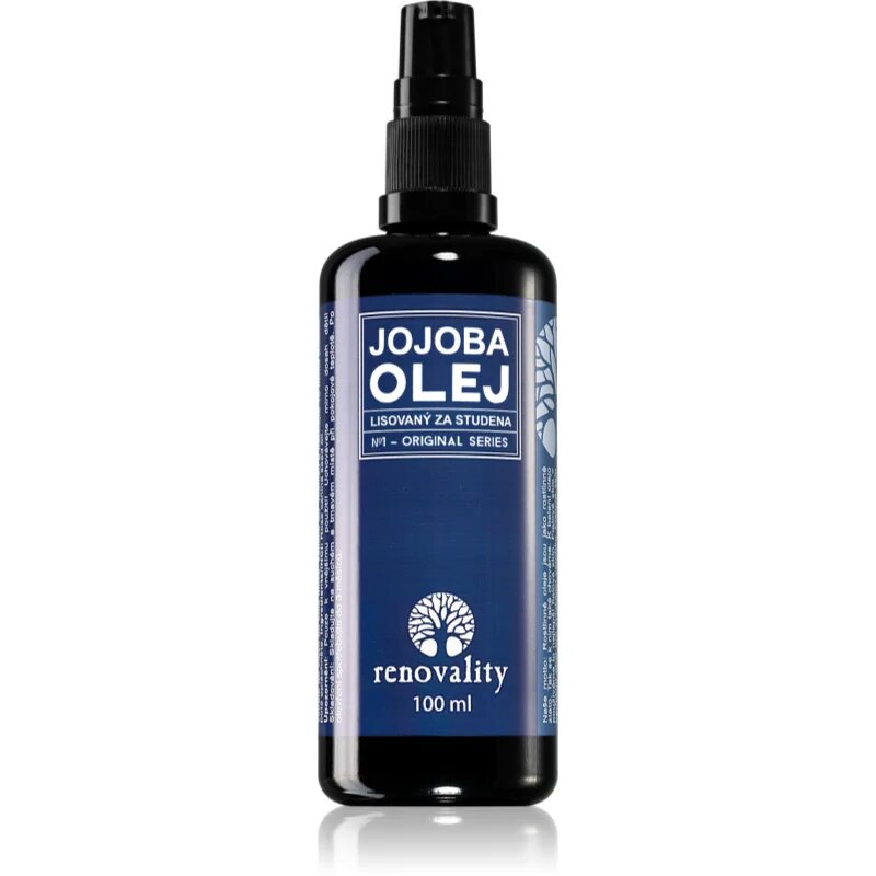 Renovality Original Series Cold-Pressed Jojoba Oil arcolaj száraz bőrre 100 ml