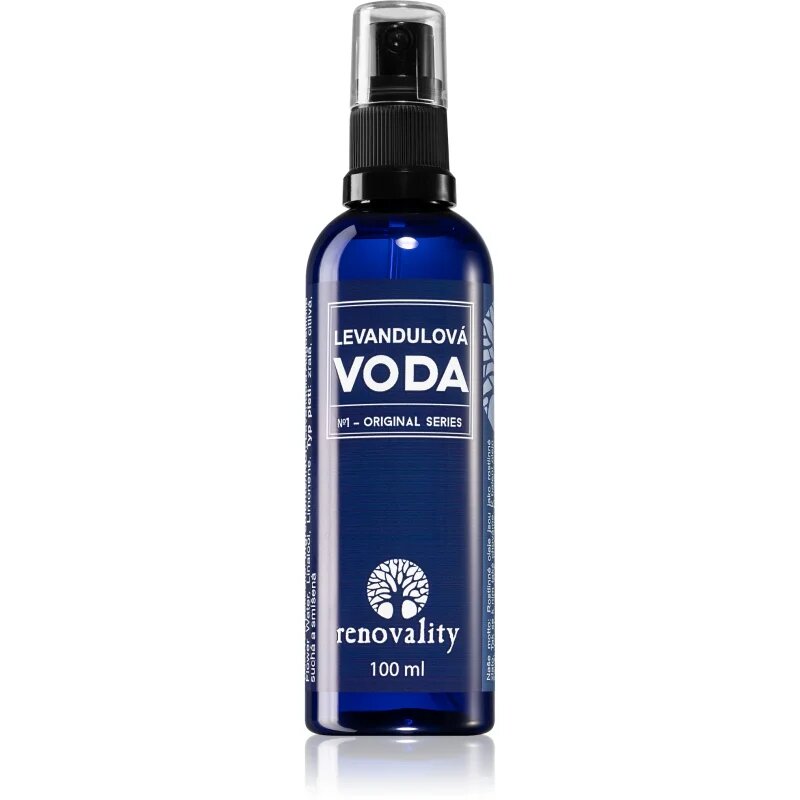 Renovality Original Series Lavender Water bőrtisztító víz minden bőrtípusra beleértve az érzékeny bőrt is 100 ml