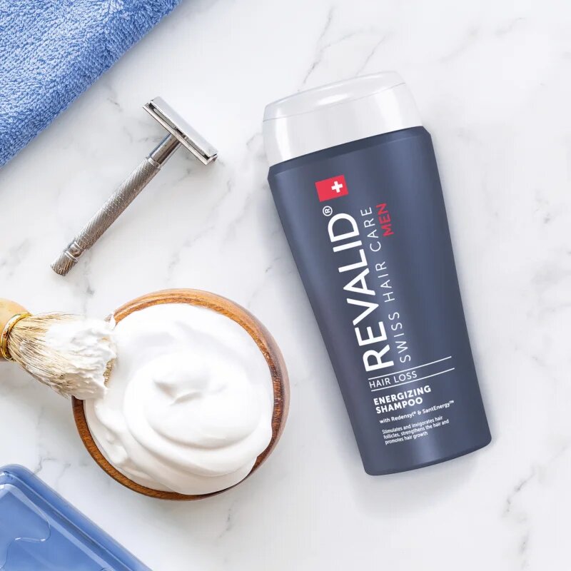 Revalid Energizing Shampoo Men energizáló sampon hajhullás ellen uraknak 200 ml