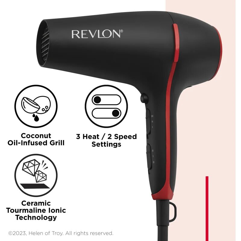 Revlon Beauty SmoothstayTM Coconut oil-infused Hair dryer hajszárító 1 db