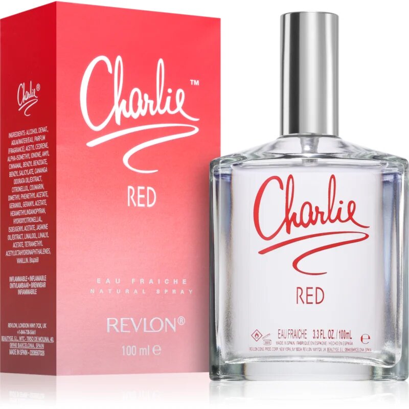 Revlon Charlie Red Eau Fraiche Eau de Toilette hölgyeknek 100 ml