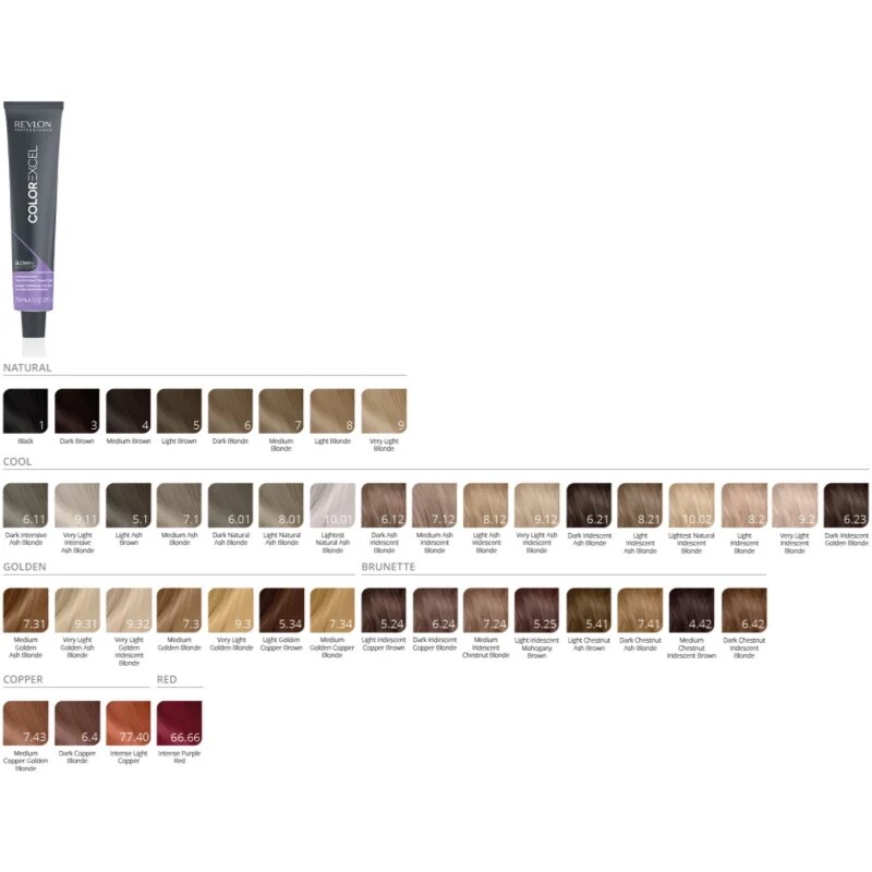 Revlon Professional Color Excel tartós hajszínező ammónia nélkül árnyalat 10.02 70 ml