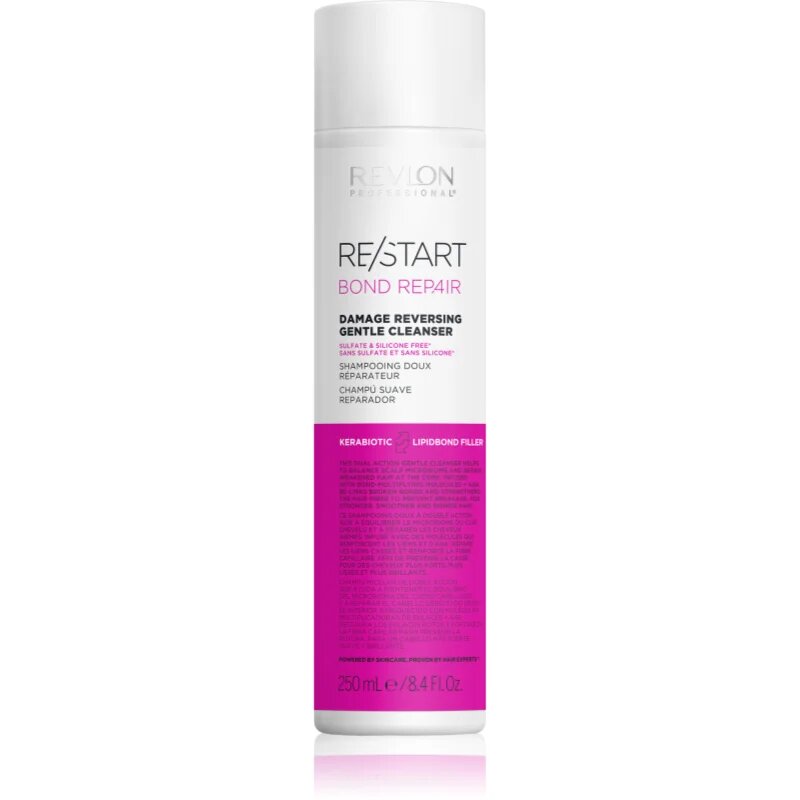 Revlon Professional Re/Start BOND REPAIR Damage Reversing Gentle Cleanser megújító sampon a károsult hajra 250 ml