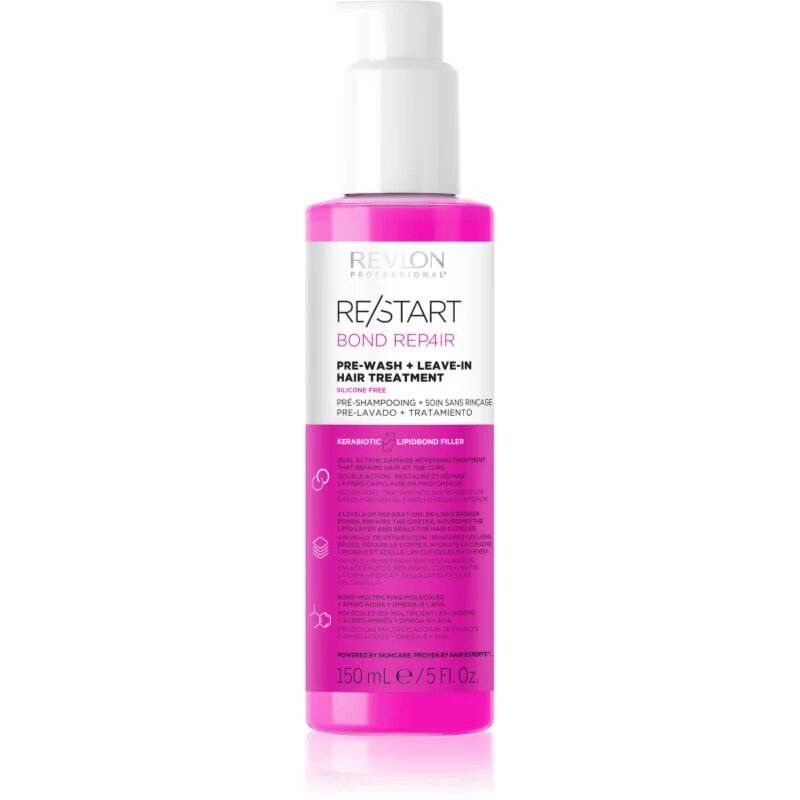 Revlon Professional Re/Start Bond Repair Pre-Wash Leave-In multifunkcionális hajápoló a károsult hajra 150 ml