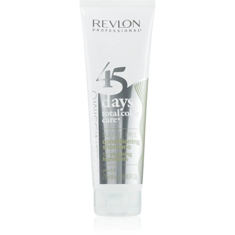 Revlon Professional Revlonissimo Color Care sampon és kondicionáló 2 az 1-ben melírezett és fehér hajra szulfátmentes 275 ml