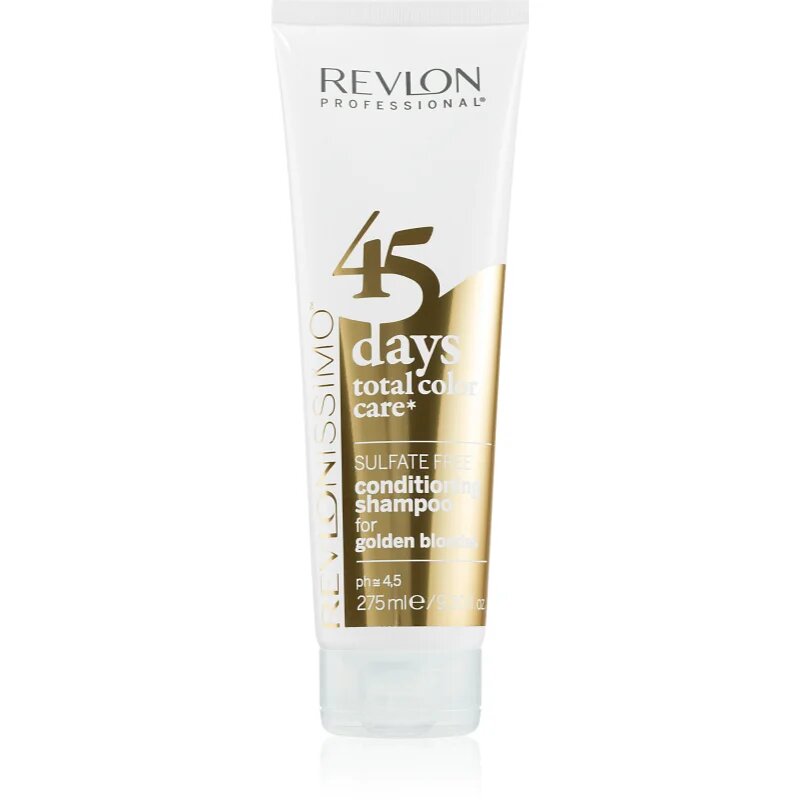 Revlon Professional Revlonissimo Color Care sampon és kondicionáló 2 az 1-ben szőkésbarna tónusokra szulfátmentes 275 ml