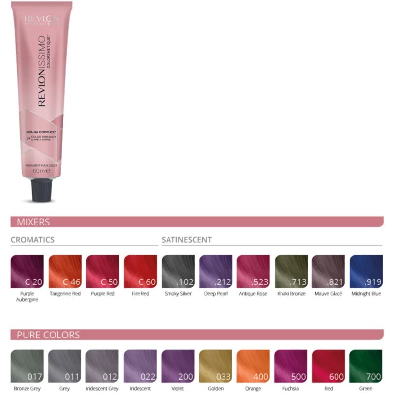 Revlon Professional Revlonissimo Colorsmetique Mixers tartós hajfesték színes változatok C20 60 ml