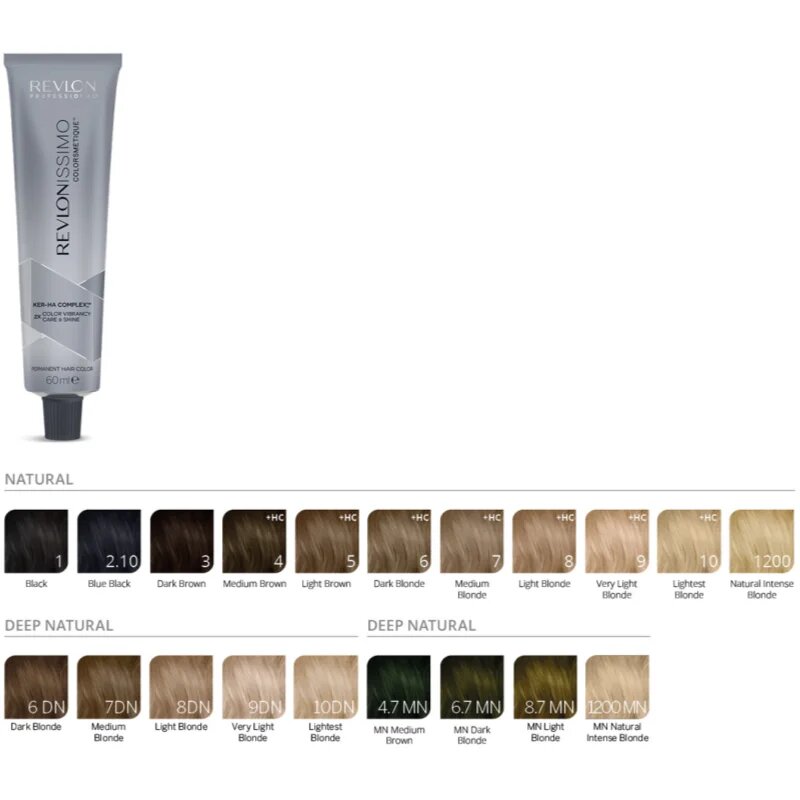 Revlon Professional Revlonissimo Colorsmetique Natural Shades tartós hajfesték natúr HC 8 60 ml