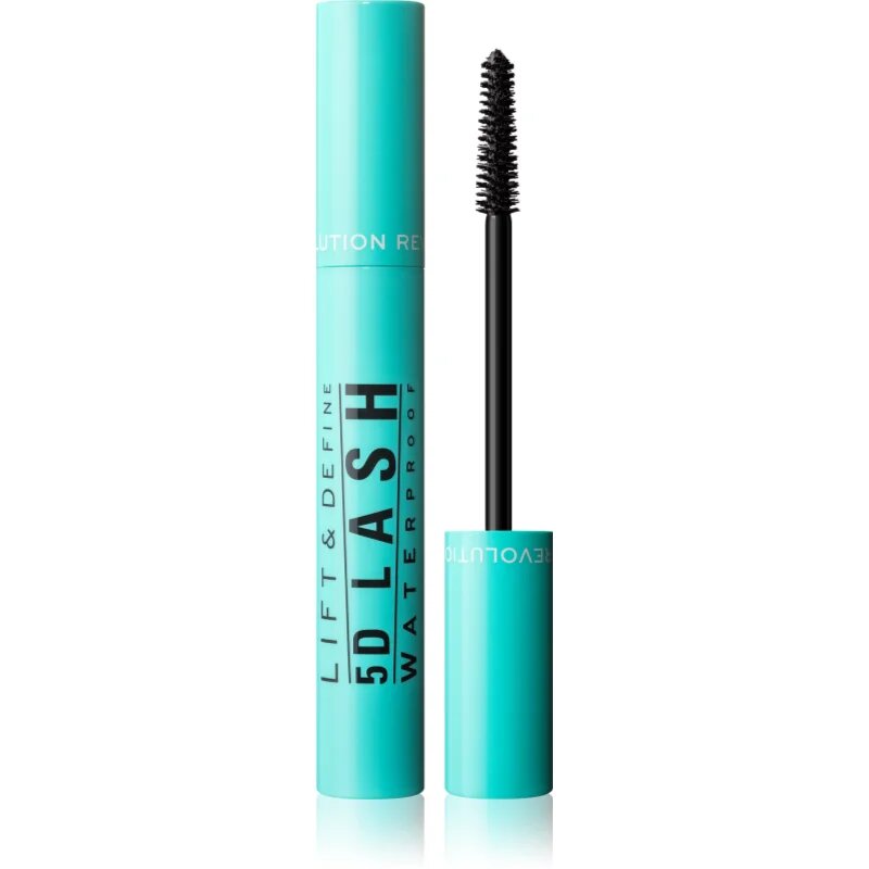 Revolution 5D Lash vízálló szempillaspirál a hosszú és dús pillákért árnyalat Black 14 ml