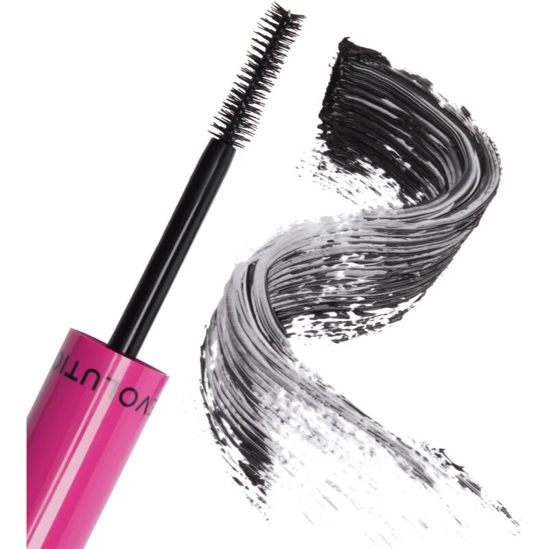 Revolution 5D Lash Whip Lift legyező hatású szempillaspirál a hosszú és dús pillákért árnyalat Black 12 ml
