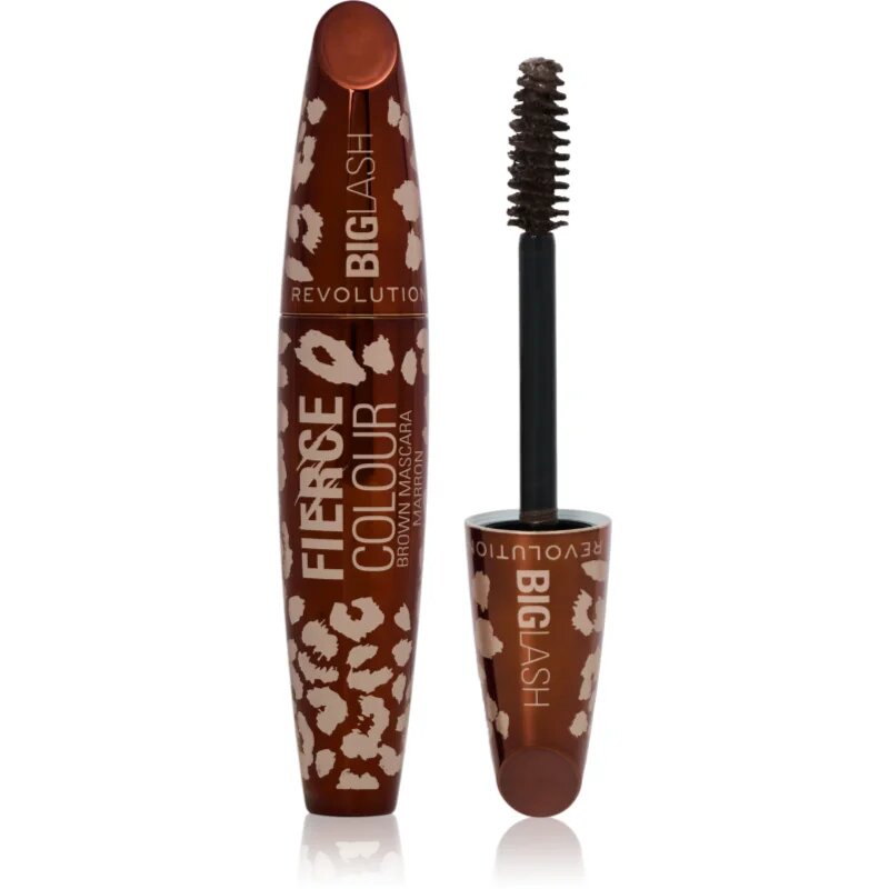 Revolution Big Lash Fierce Volume dúsító szempillaspirál árnyalat Mocha Muse 9 g