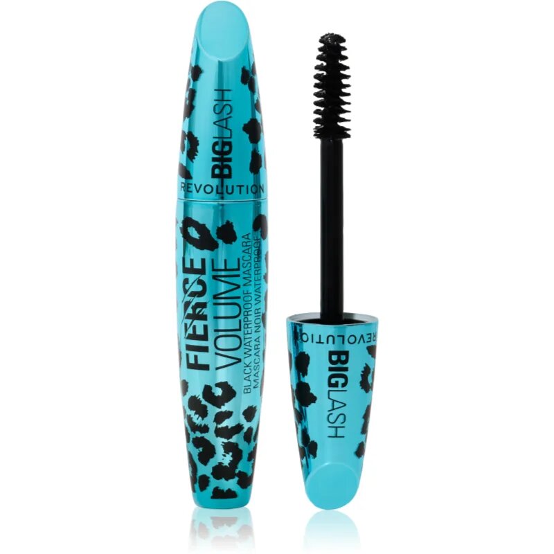 Revolution Big Lash Fierce Volume vízálló és tömegnövelő szempillaspirál árnyalat Black 9 g