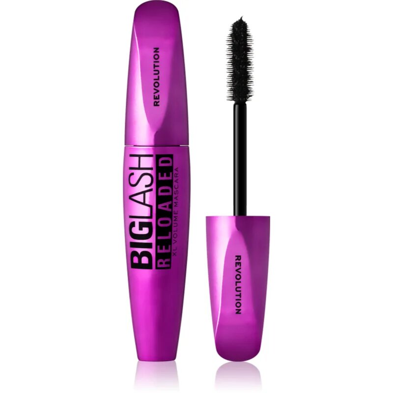 Revolution Big Lash Reloaded extra dúsító szempillaspirál árnyalat Black 8 ml