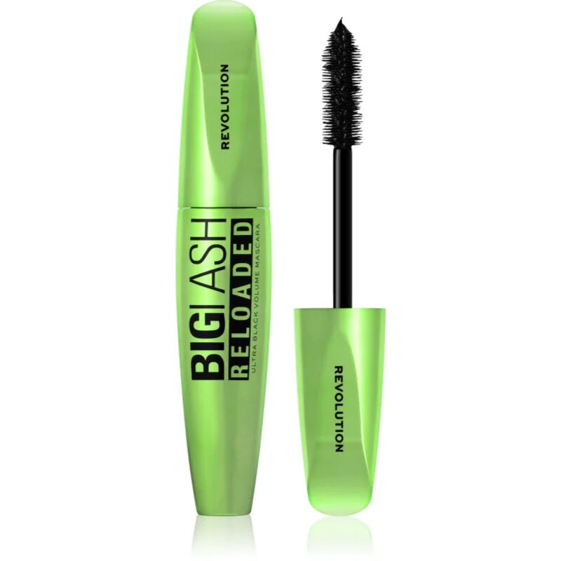 Revolution Big Lash Reloaded extra fekete dús hatású szempillaspirál árnyalat Ultra Black 8 ml