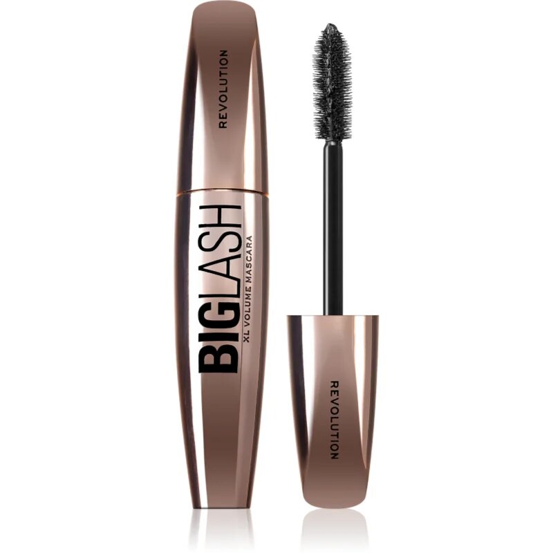 Revolution Big Lash Volume dúsító és hosszabbító szempillaspirál árnyalat Black 8 ml