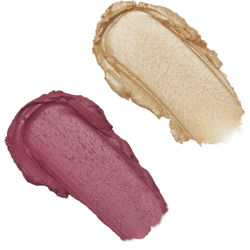 Revolution Blush & Highlight Cream Blush & Highlight stift árnyalat Mauve Glow 2x4.3 g